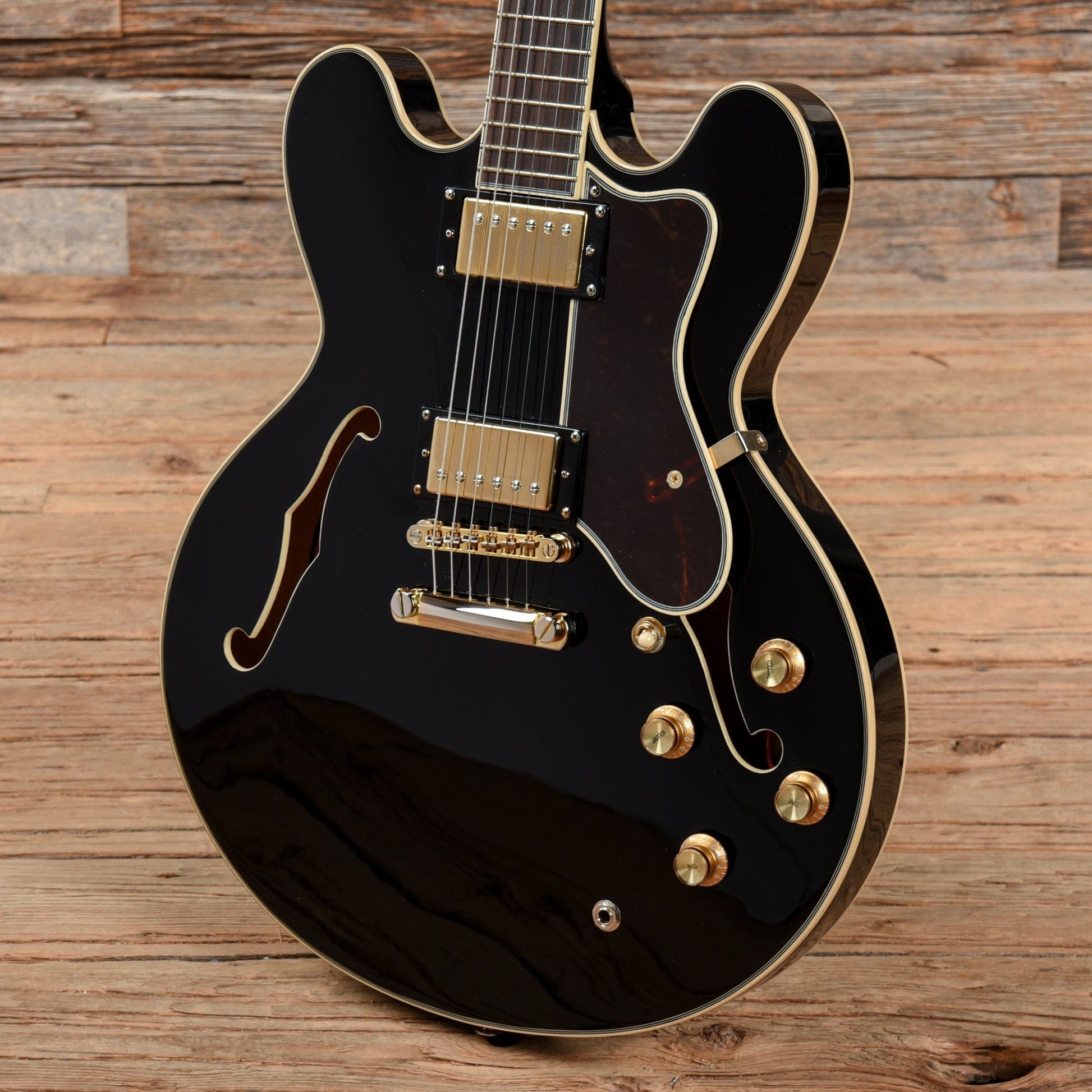 Epiphone Sheraton II Pro Black 2017 Electric Guitars / Semi-Hollow