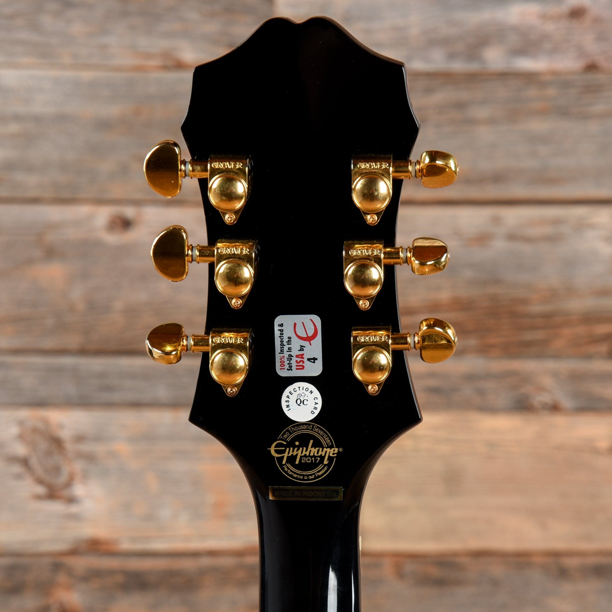 Epiphone Sheraton II Pro Black 2017 Electric Guitars / Semi-Hollow