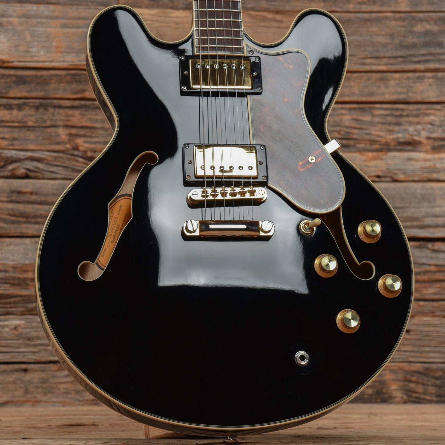 Epiphone Sheraton II Pro Black 2017 Electric Guitars / Semi-Hollow