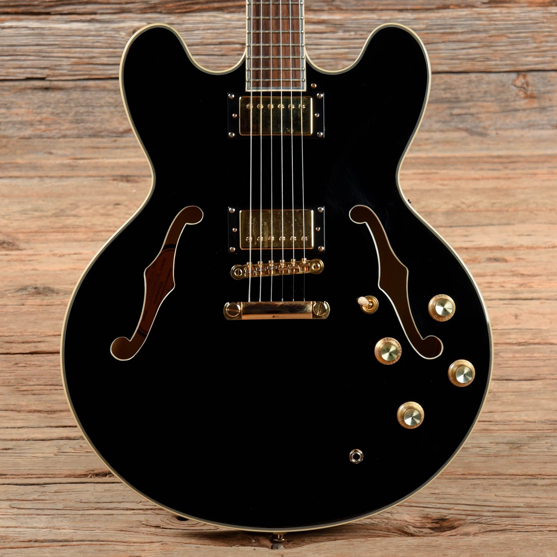 Epiphone Sheraton II Pro Ebony 2016 Electric Guitars / Semi-Hollow