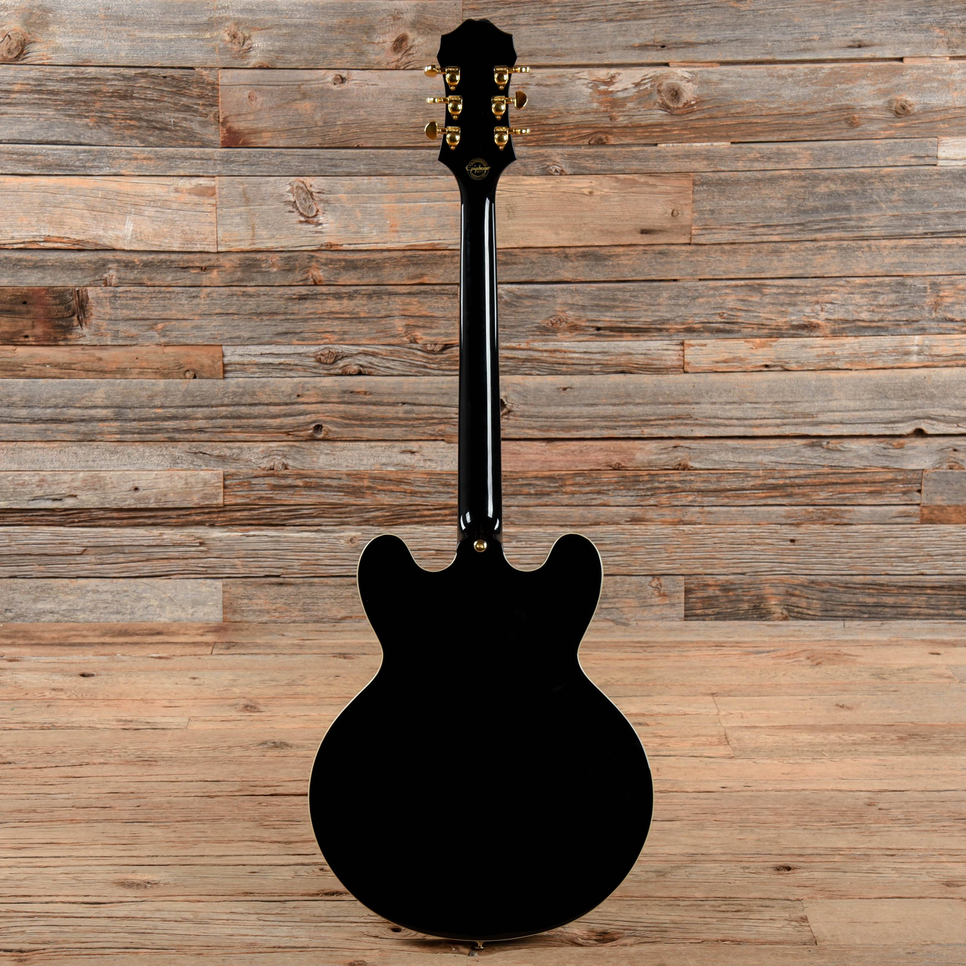 Epiphone Sheraton II Pro Ebony 2016 Electric Guitars / Semi-Hollow