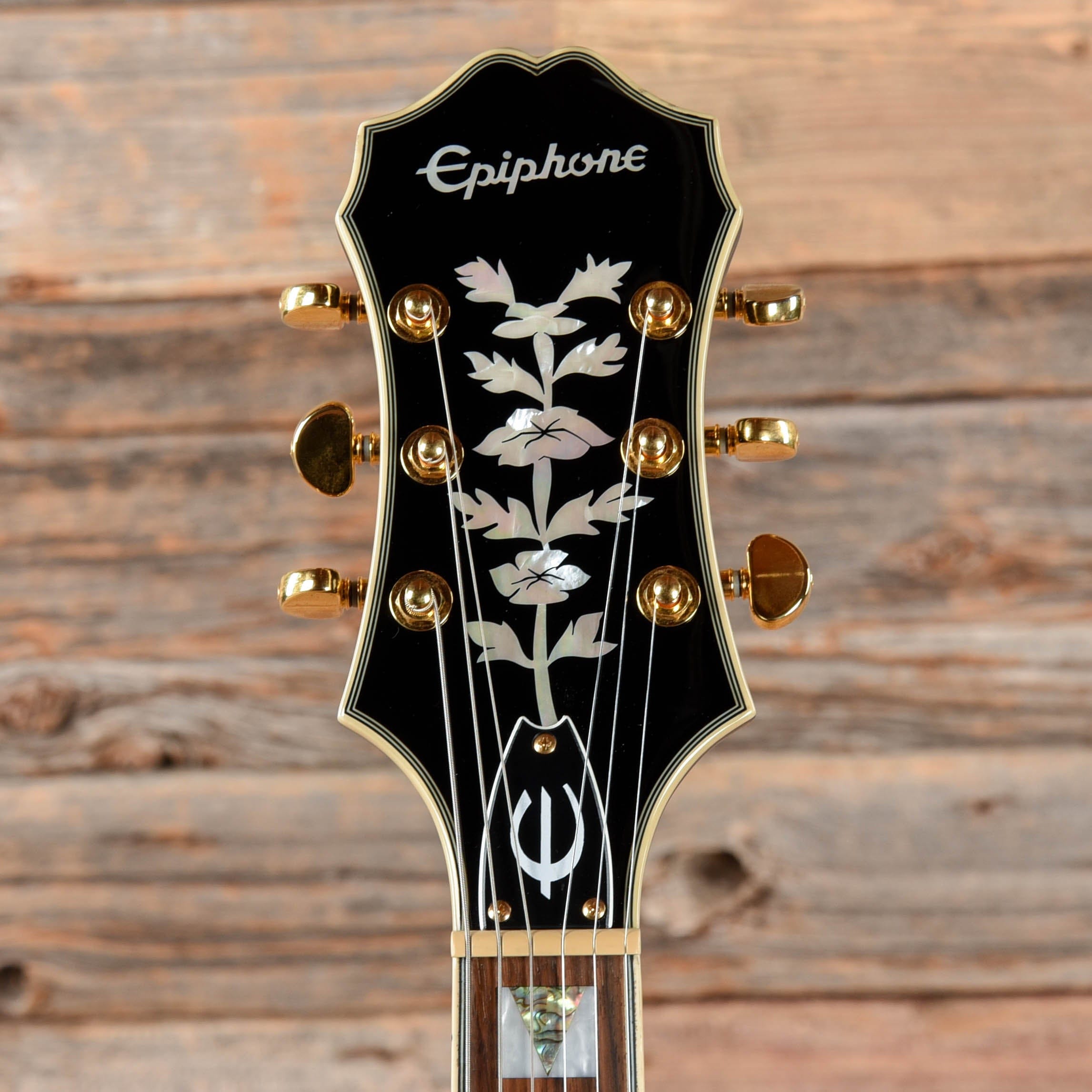 Epiphone Sheraton II Pro Ebony 2016 Electric Guitars / Semi-Hollow