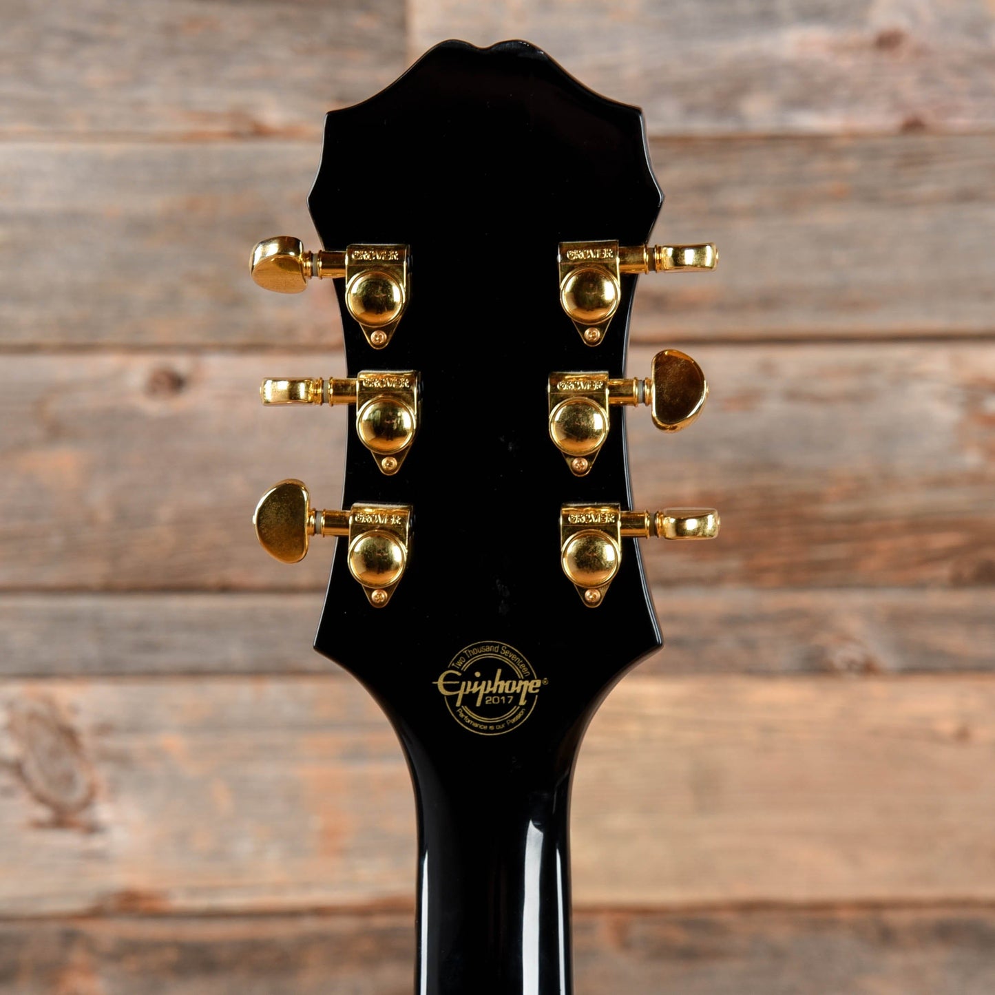Epiphone Sheraton II Pro Ebony 2016 Electric Guitars / Semi-Hollow