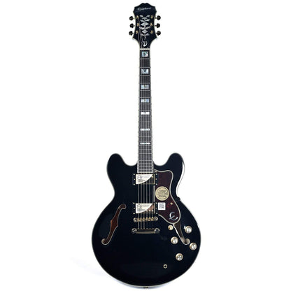 Epiphone Sheraton-II Pro Ebony w/ProBuckers & Coil-Tap Electric Guitars / Semi-Hollow