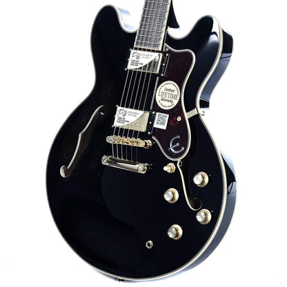 Epiphone Sheraton-II Pro Ebony w/ProBuckers & Coil-Tap Electric Guitars / Semi-Hollow
