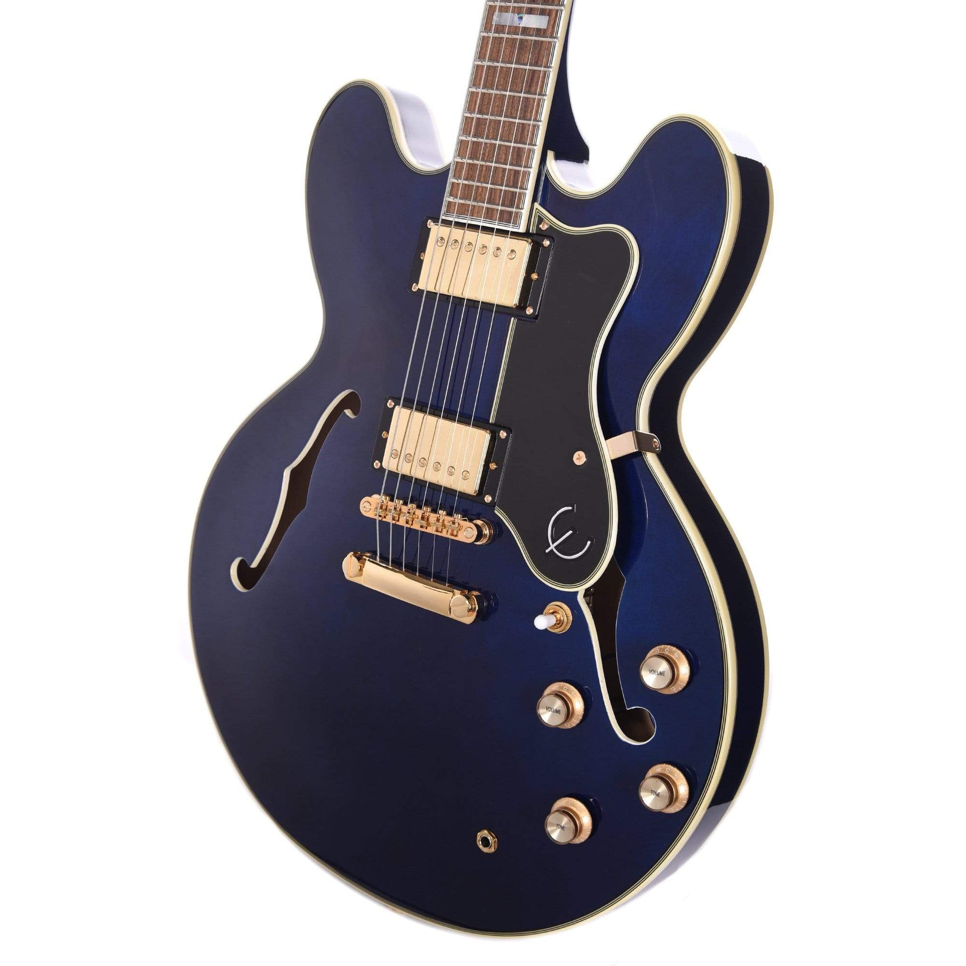 Epiphone Sheraton-II Pro Midnight Sapphire w/ProBuckers & Coil-Tap Electric Guitars / Semi-Hollow