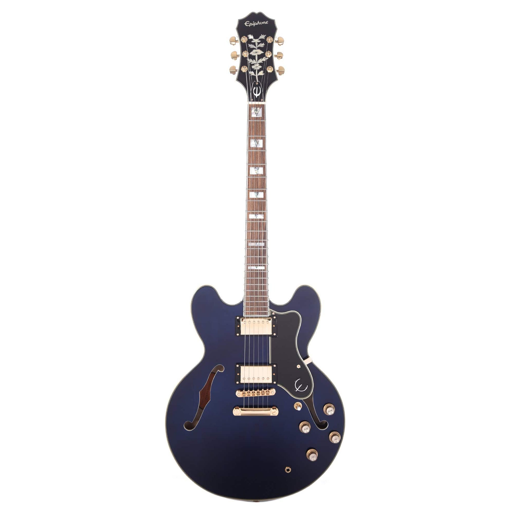 Epiphone Sheraton-II Pro Midnight Sapphire w/ProBuckers & Coil-Tap Electric Guitars / Semi-Hollow