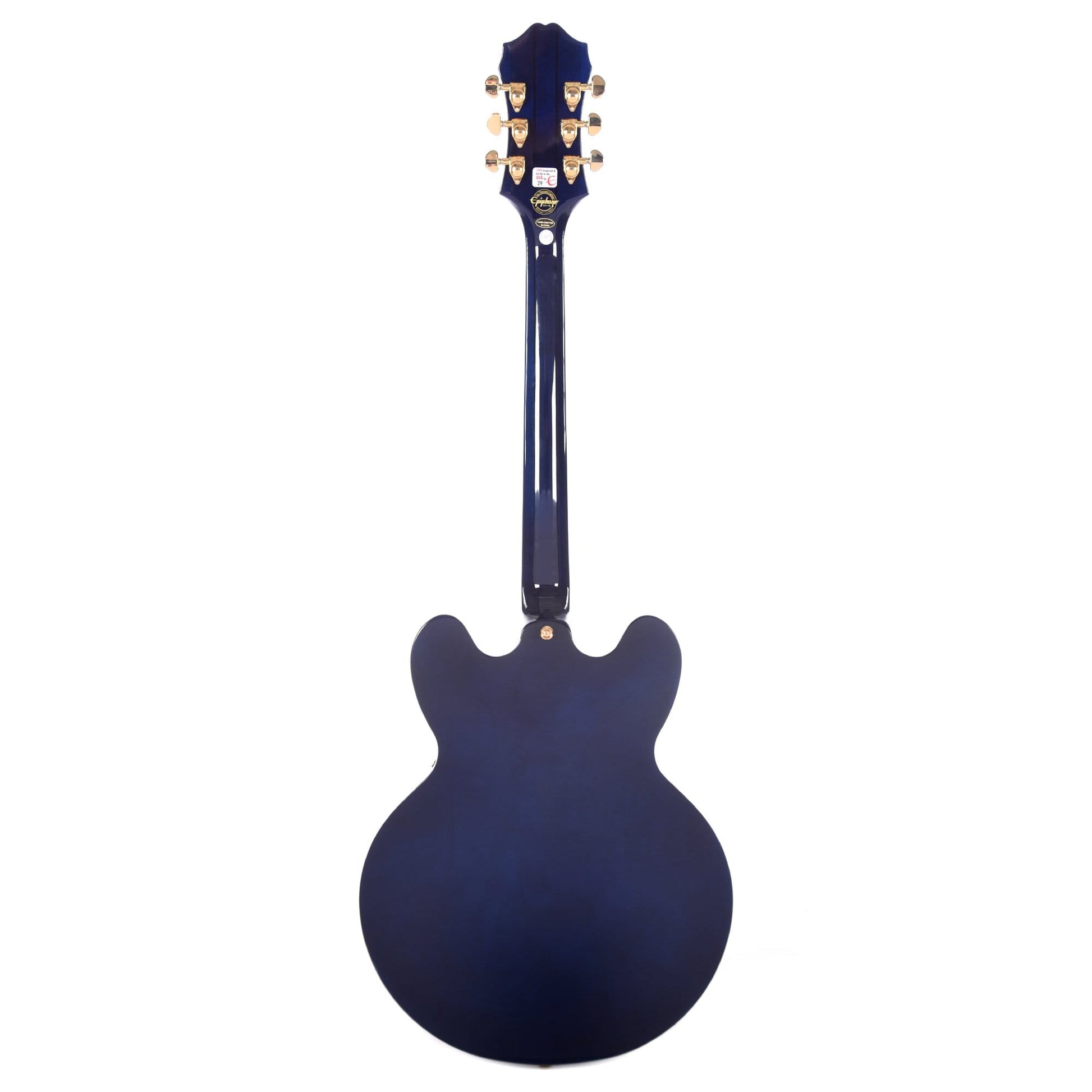 Epiphone Sheraton-II Pro Midnight Sapphire w/ProBuckers & Coil-Tap Electric Guitars / Semi-Hollow