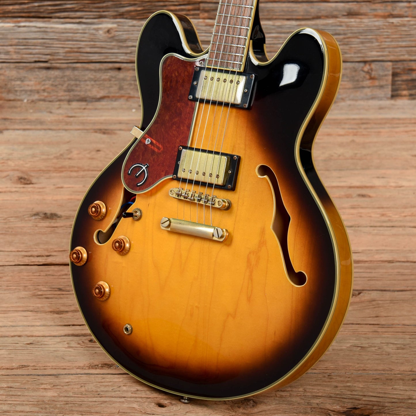 Epiphone Sheraton II Sunburst 2007 LEFTY Electric Guitars / Semi-Hollow
