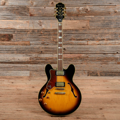 Epiphone Sheraton II Sunburst 2007 LEFTY Electric Guitars / Semi-Hollow