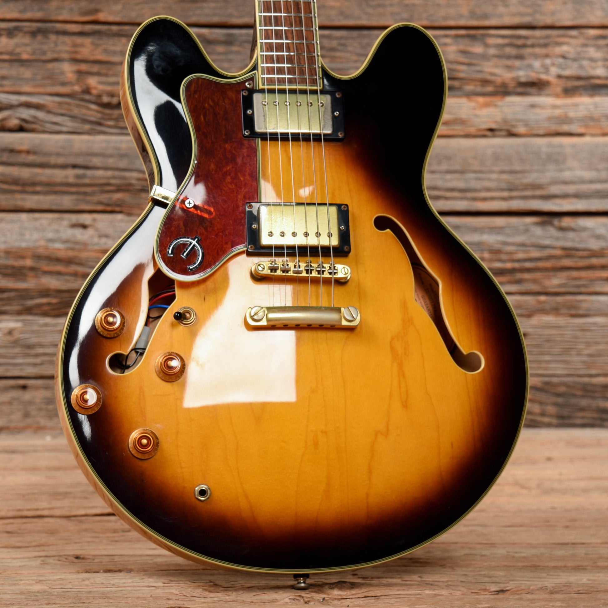 Epiphone Sheraton II Sunburst 2007 LEFTY Electric Guitars / Semi-Hollow