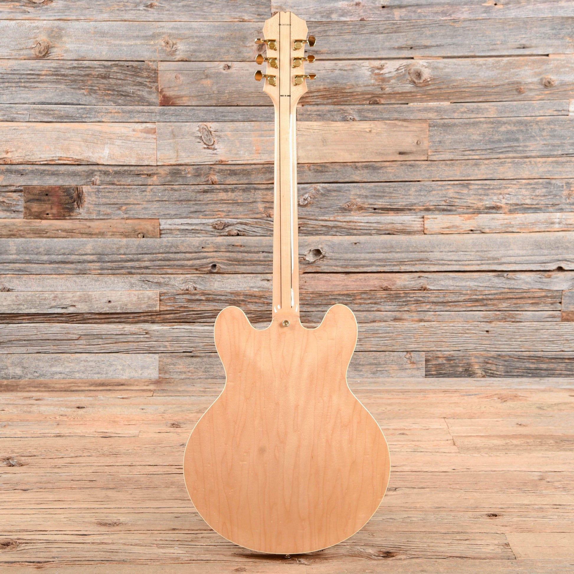 Epiphone Sheraton Natural 1992 Electric Guitars / Semi-Hollow