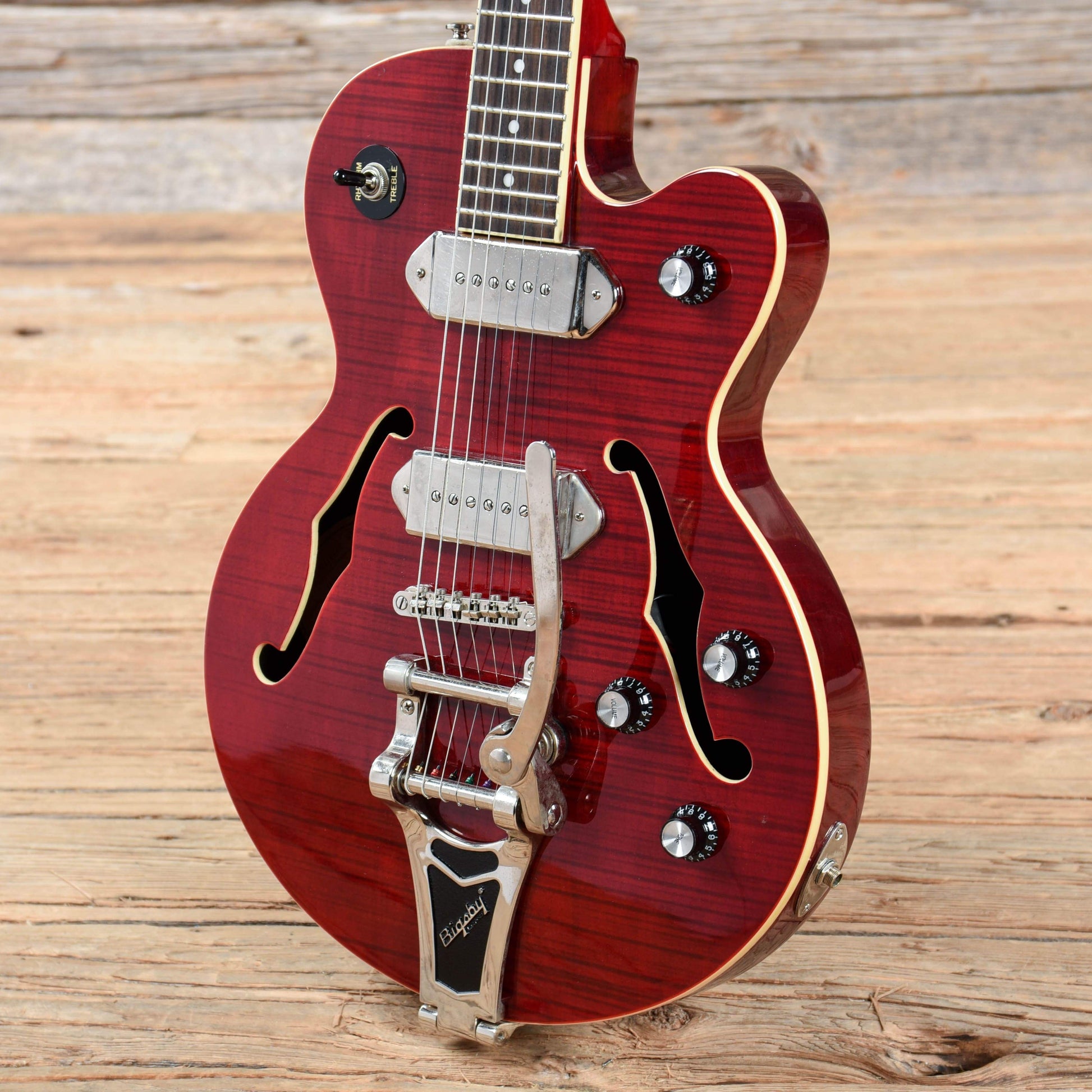Epiphone Wildkat Wine Red 2014 Electric Guitars / Semi-Hollow