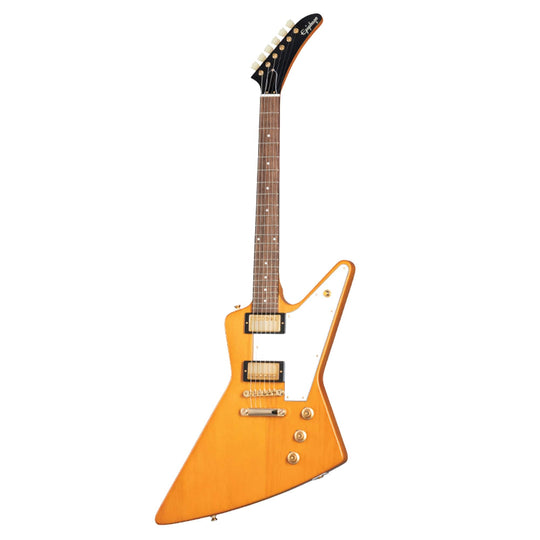 Epiphone 1958 Korina Explorer Aged Natural Electric Guitars / Solid Body