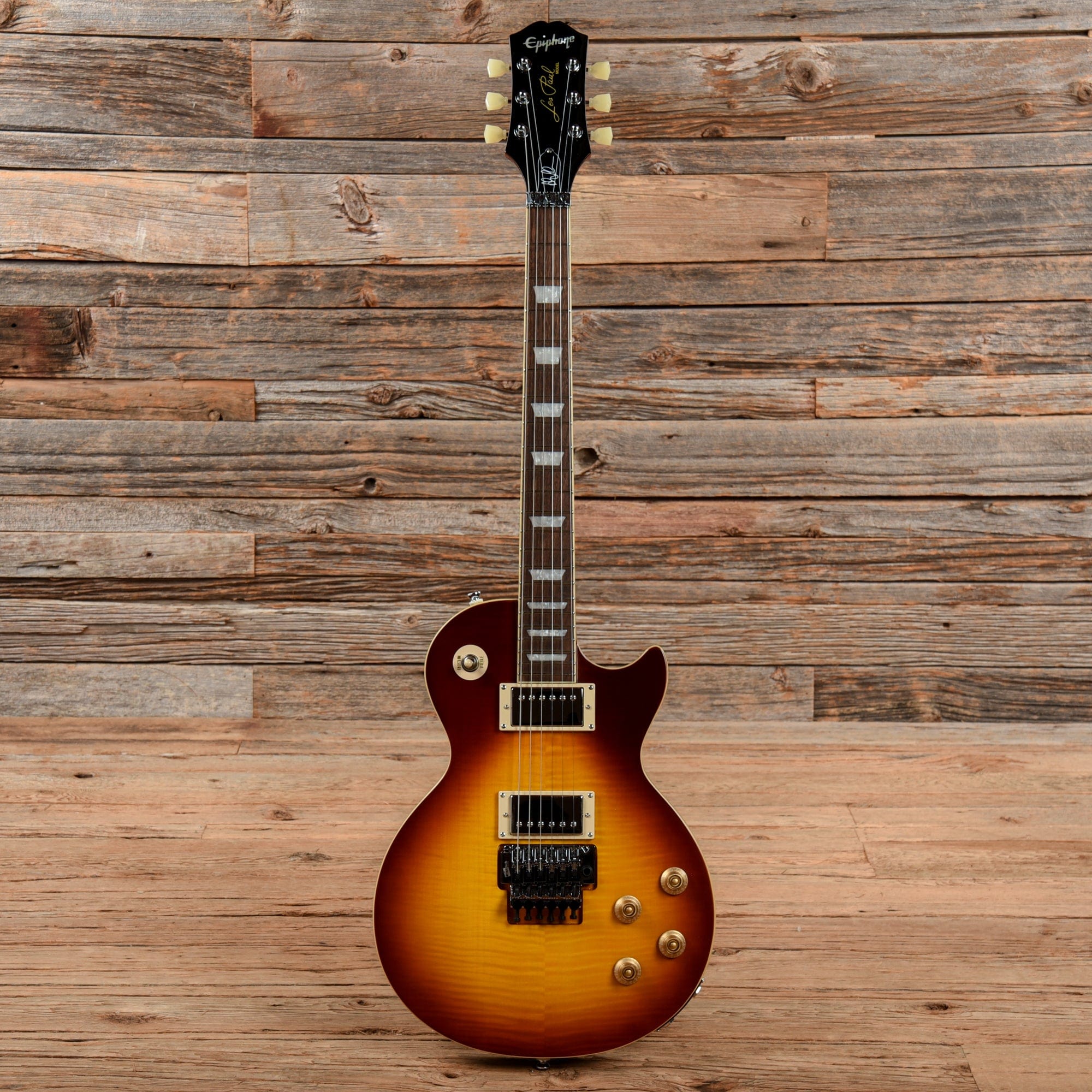 Epiphone Alex Lifeson Signature Les Paul Standard Axcess Sunburst 2021 Electric Guitars / Solid Body