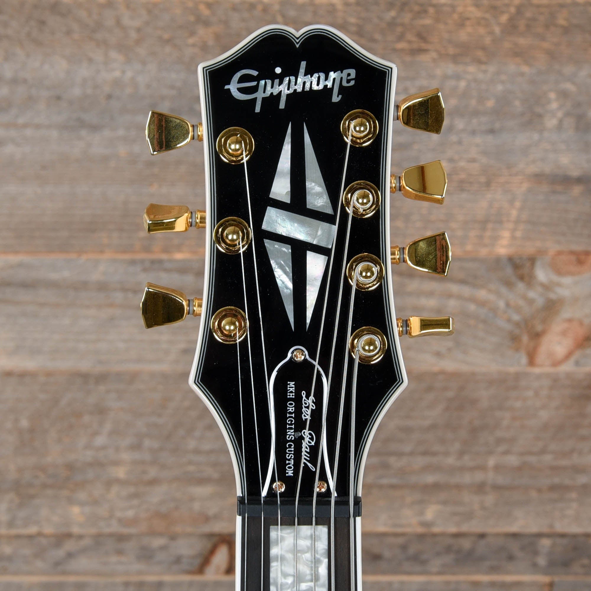 Epiphone Artist Matt Heafy Les Paul Custom Origins LEFTY 7-String Bone White Electric Guitars / Solid Body