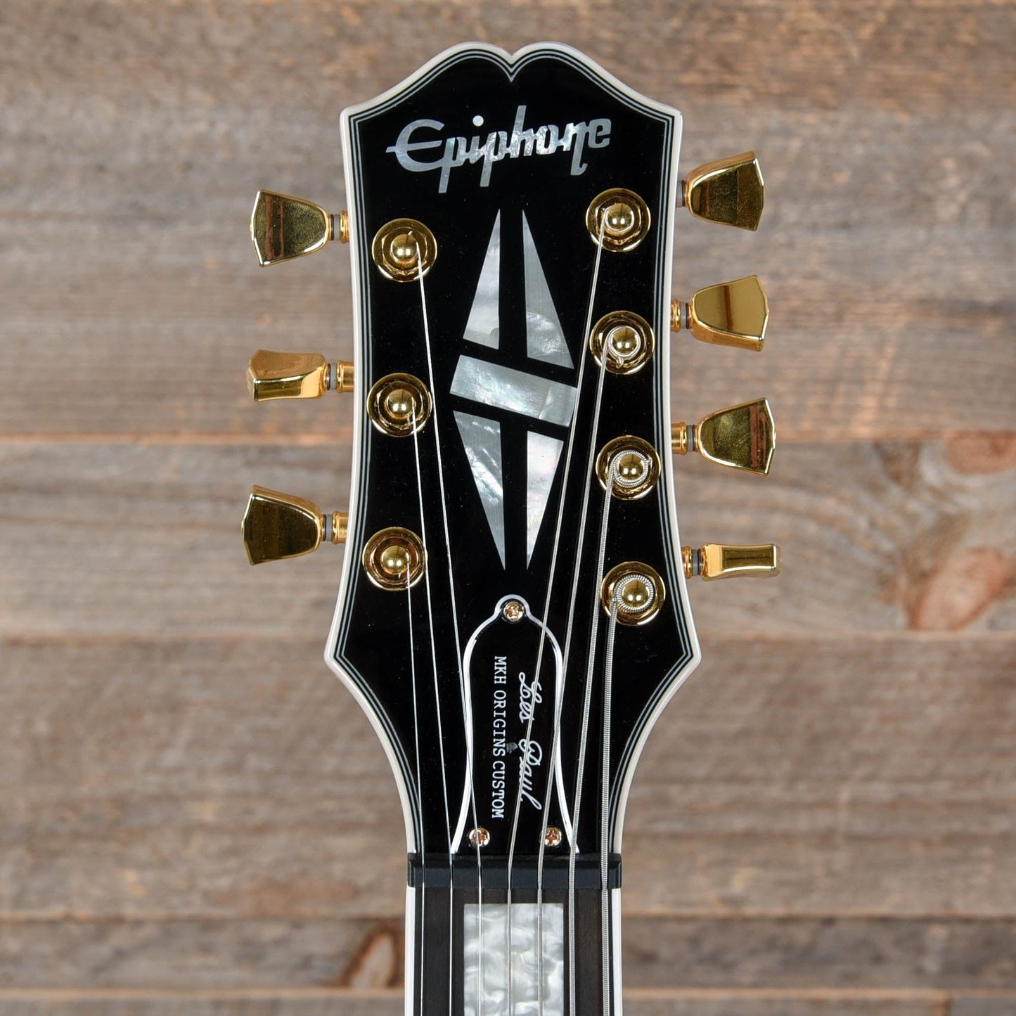 Epiphone Artist Matt Heafy Les Paul Custom Origins LEFTY 7-String Bone White Electric Guitars / Solid Body