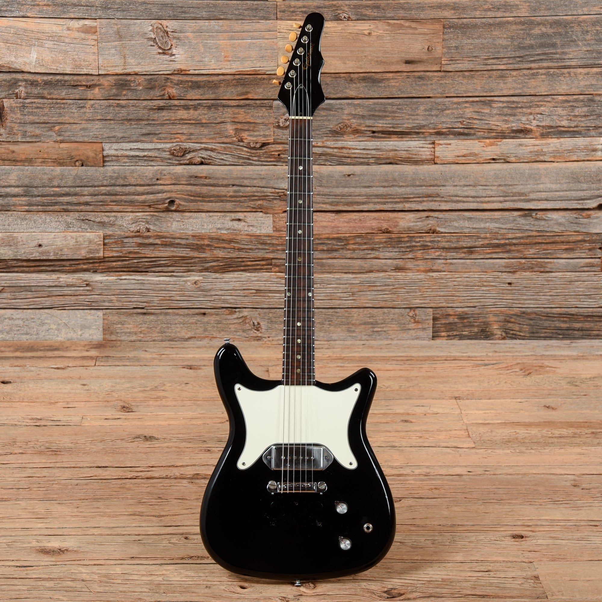 Epiphone Coronet Black Refin 1966 Electric Guitars / Solid Body