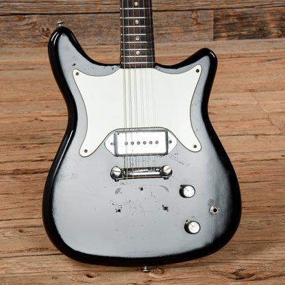Epiphone Coronet Black Refin 1966 Electric Guitars / Solid Body