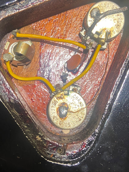 Epiphone Coronet Black Refin 1966 Electric Guitars / Solid Body