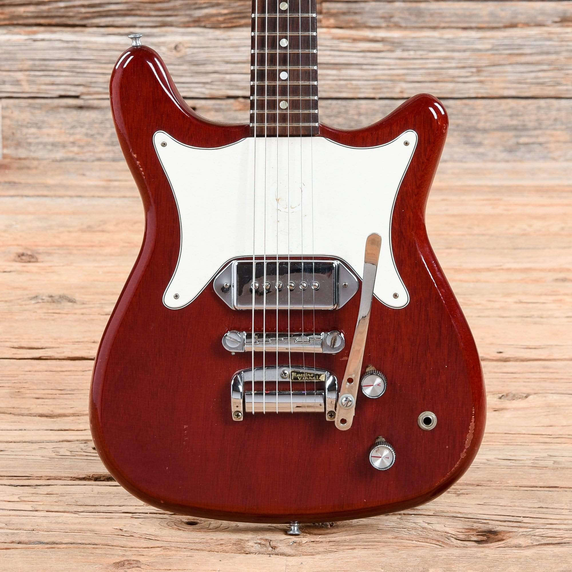 Epiphone Coronet Cherry 1965 – Chicago Music Exchange