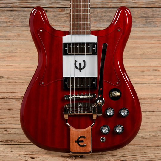 Epiphone Crestwood Custom Tremotone Cherry Electric Guitars / Solid Body