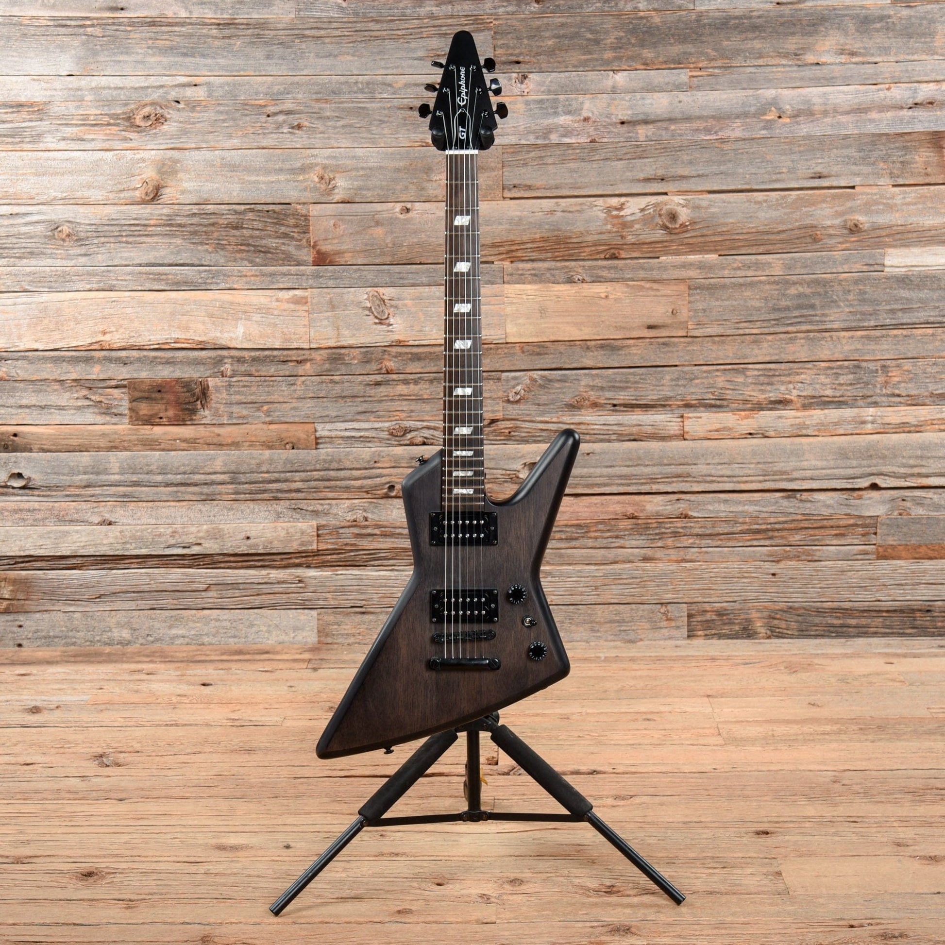 Epiphone Explorer GT Transparent Ebony 2013 Electric Guitars / Solid Body