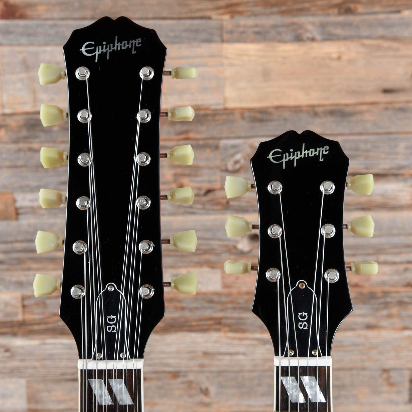 Epiphone G-1275 Double Neck Cherry 2004 Electric Guitars / Solid Body