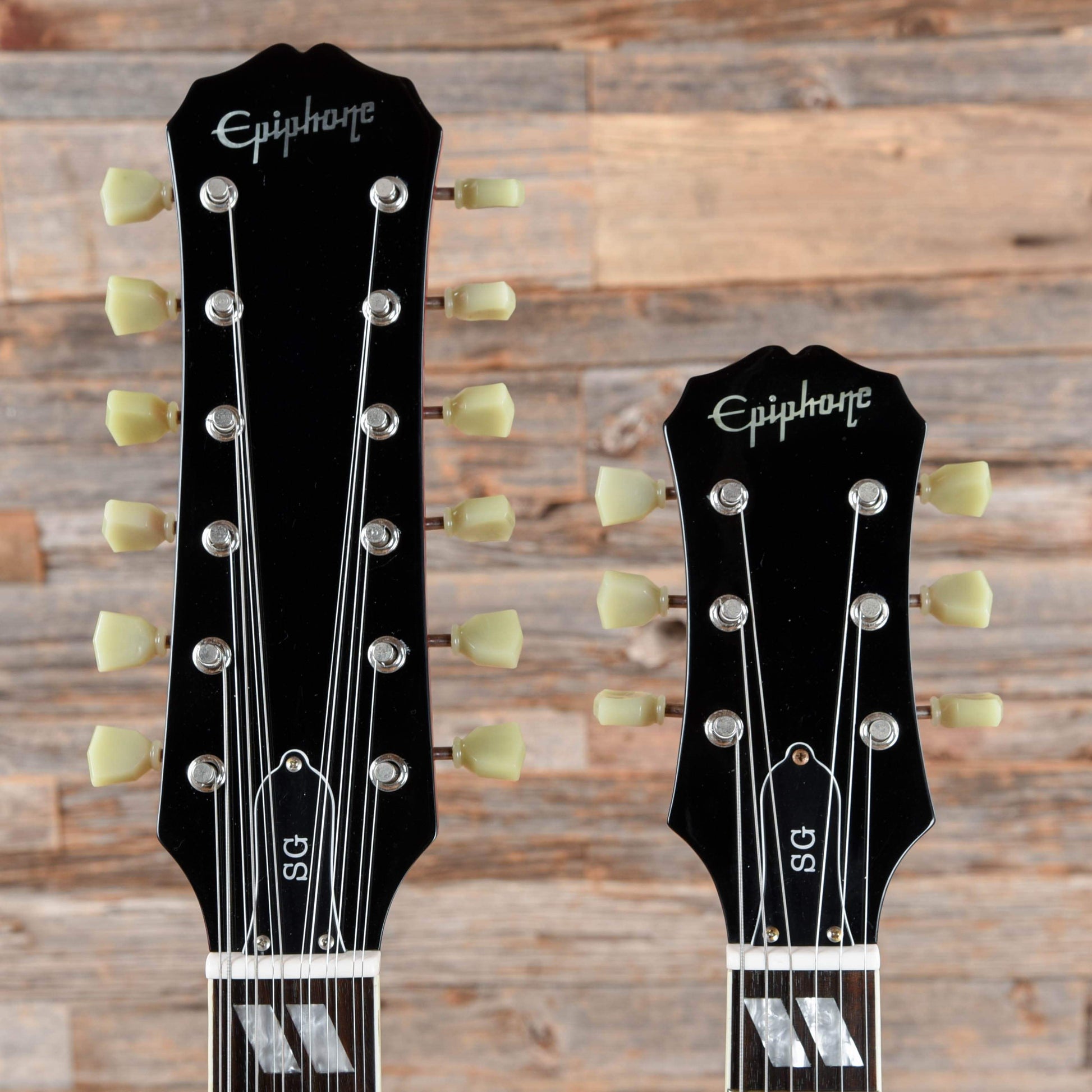 Epiphone G-1275 Double Neck Cherry 2004 Electric Guitars / Solid Body