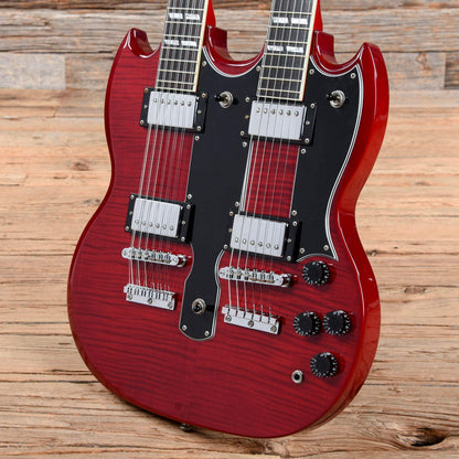 Epiphone G-1275 Double Neck Cherry 2004 Electric Guitars / Solid Body