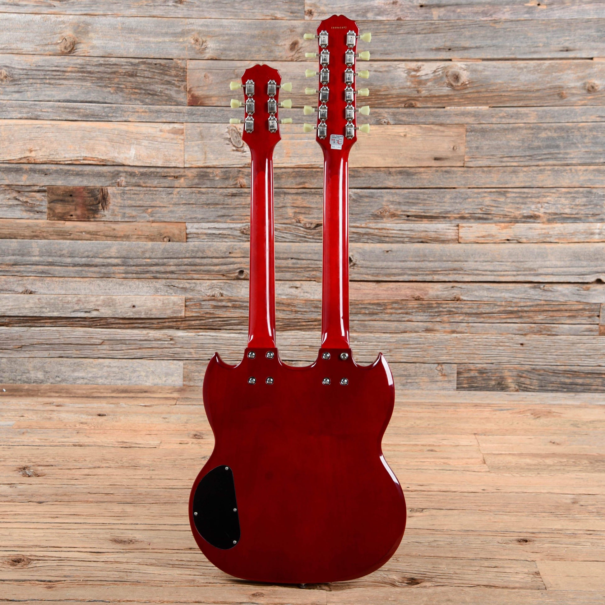 Epiphone G-1275 Double Neck Cherry 2004 Electric Guitars / Solid Body
