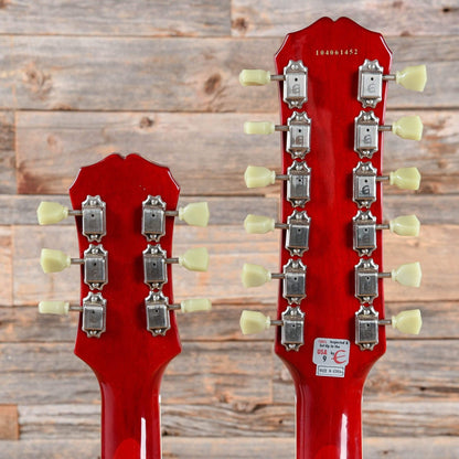 Epiphone G-1275 Double Neck Cherry 2004 Electric Guitars / Solid Body