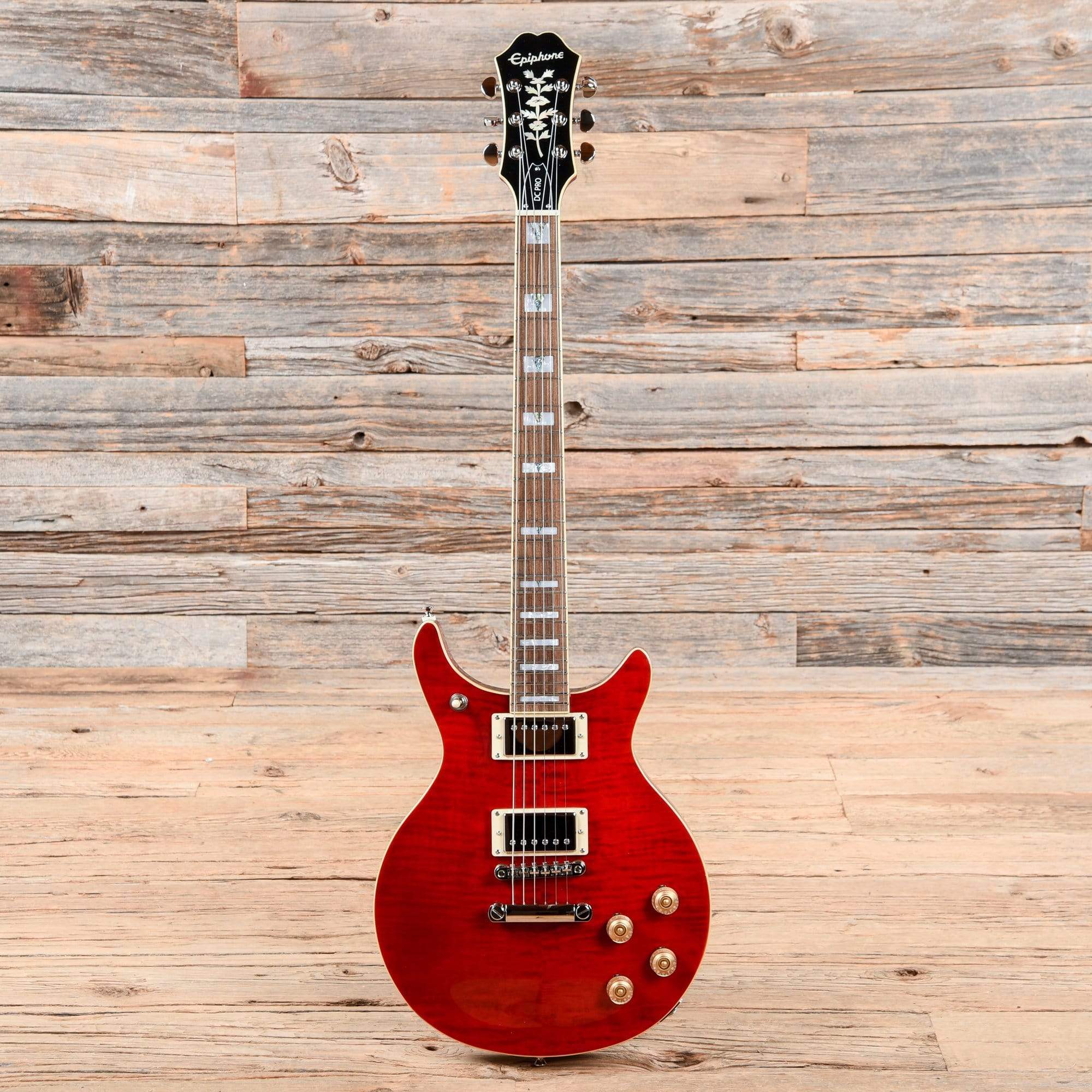 Epiphone Genesis-II DC Pro Black Cherry Electric Guitars / Solid Body
