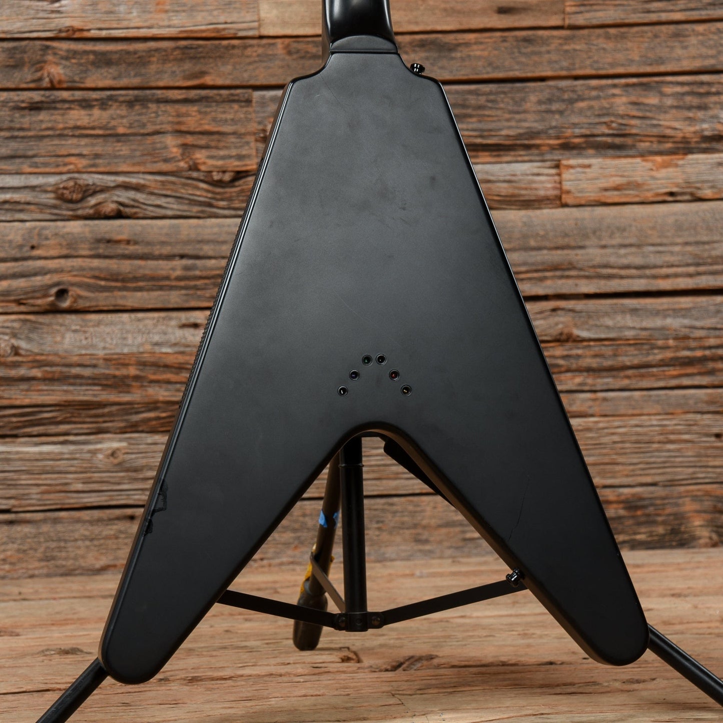 Epiphone Goth '58 Flying V Satin Black Electric Guitars / Solid Body