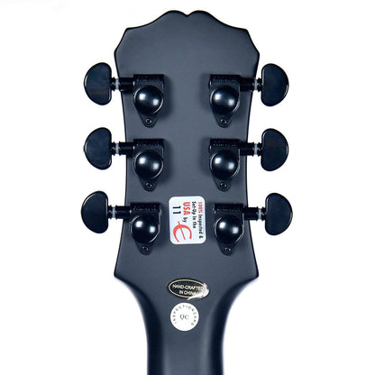 Epiphone Goth Les Paul Studio Pitch Black Electric Guitars / Solid Body