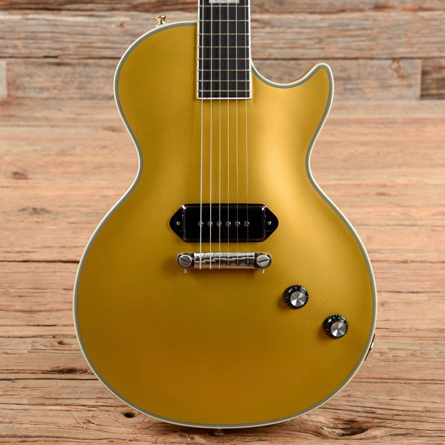Epiphone Jared James Nichols "Gold Glory" Les Paul Custom Double Gold Vintage Aged 2020 Electric Guitars / Solid Body