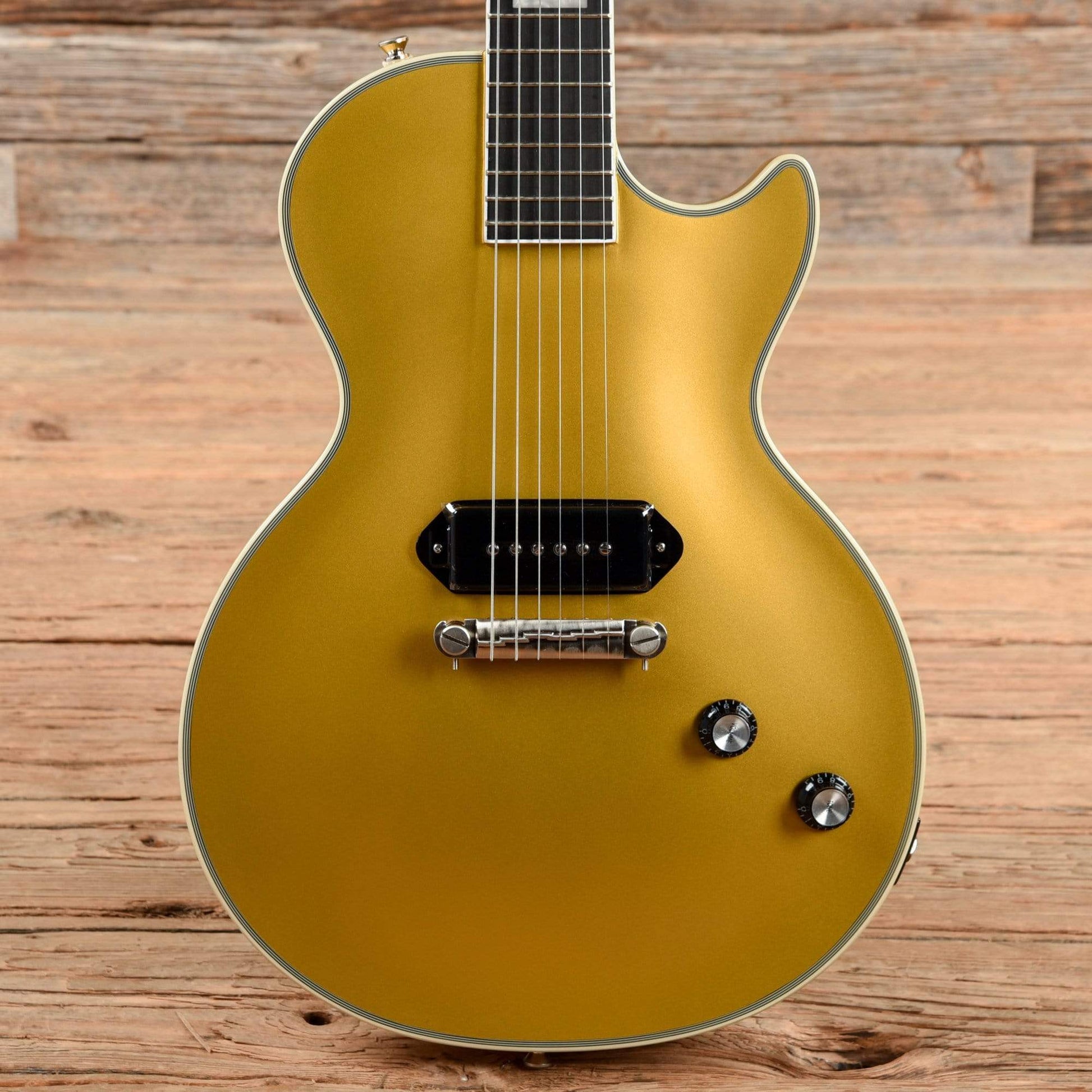 Epiphone Jared James Nichols "Gold Glory" Les Paul Custom Double Gold Vintage Aged 2020 Electric Guitars / Solid Body