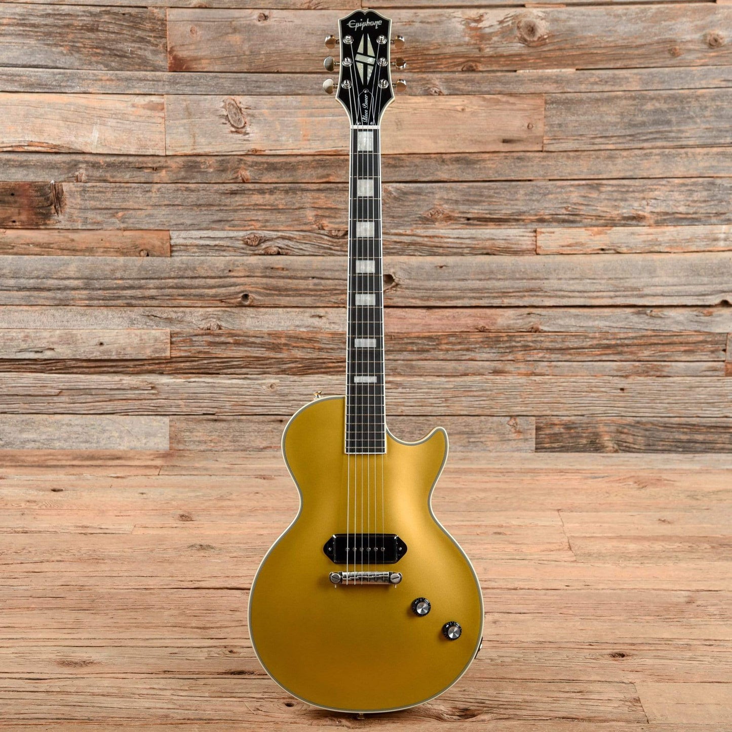 Epiphone Jared James Nichols "Gold Glory" Les Paul Custom Double Gold Vintage Aged 2020 Electric Guitars / Solid Body