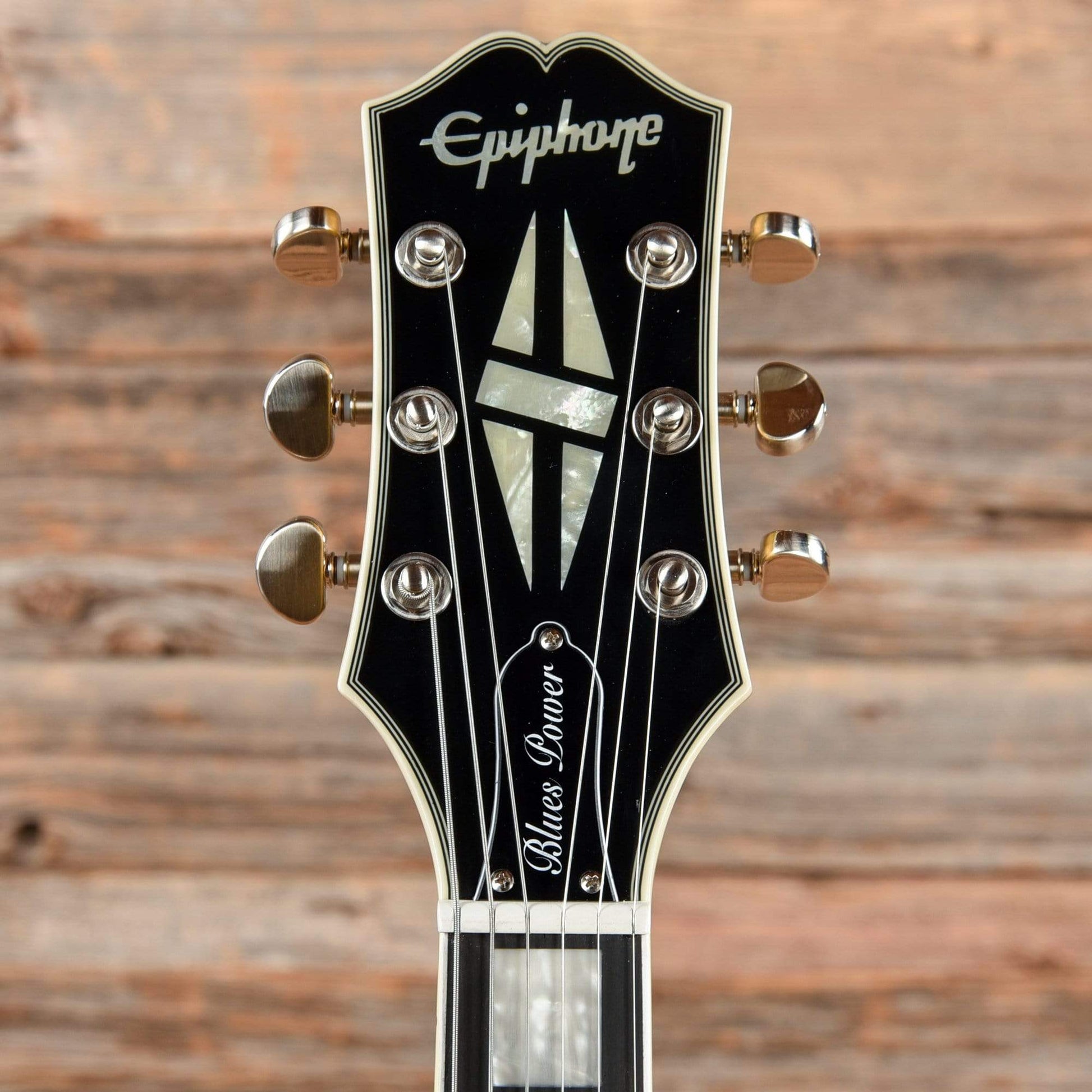 Epiphone Jared James Nichols "Gold Glory" Les Paul Custom Double Gold Vintage Aged 2020 Electric Guitars / Solid Body