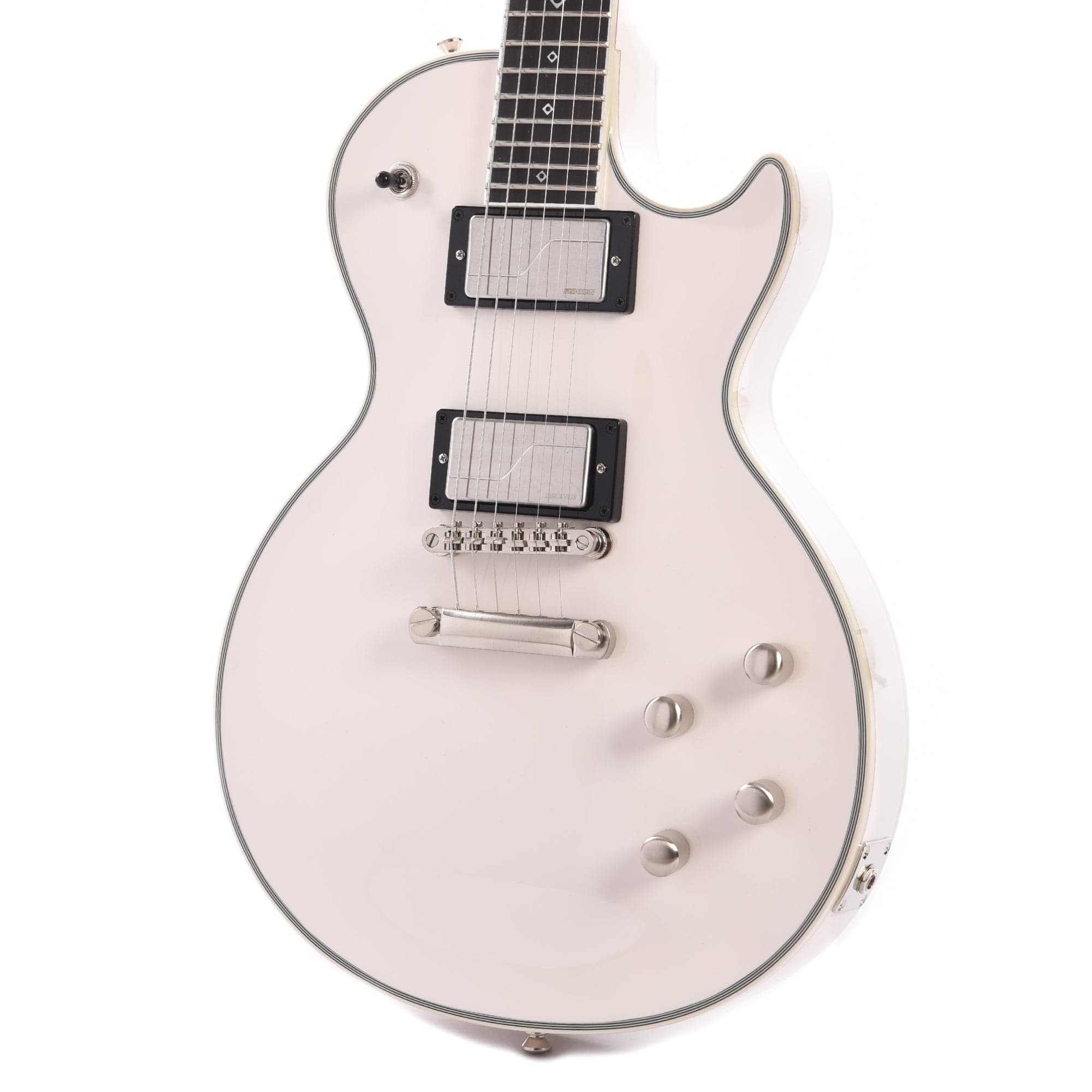 Epiphone Jerry Cantrell Signature Prophecy Les Paul Custom Bone White Electric Guitars / Solid Body