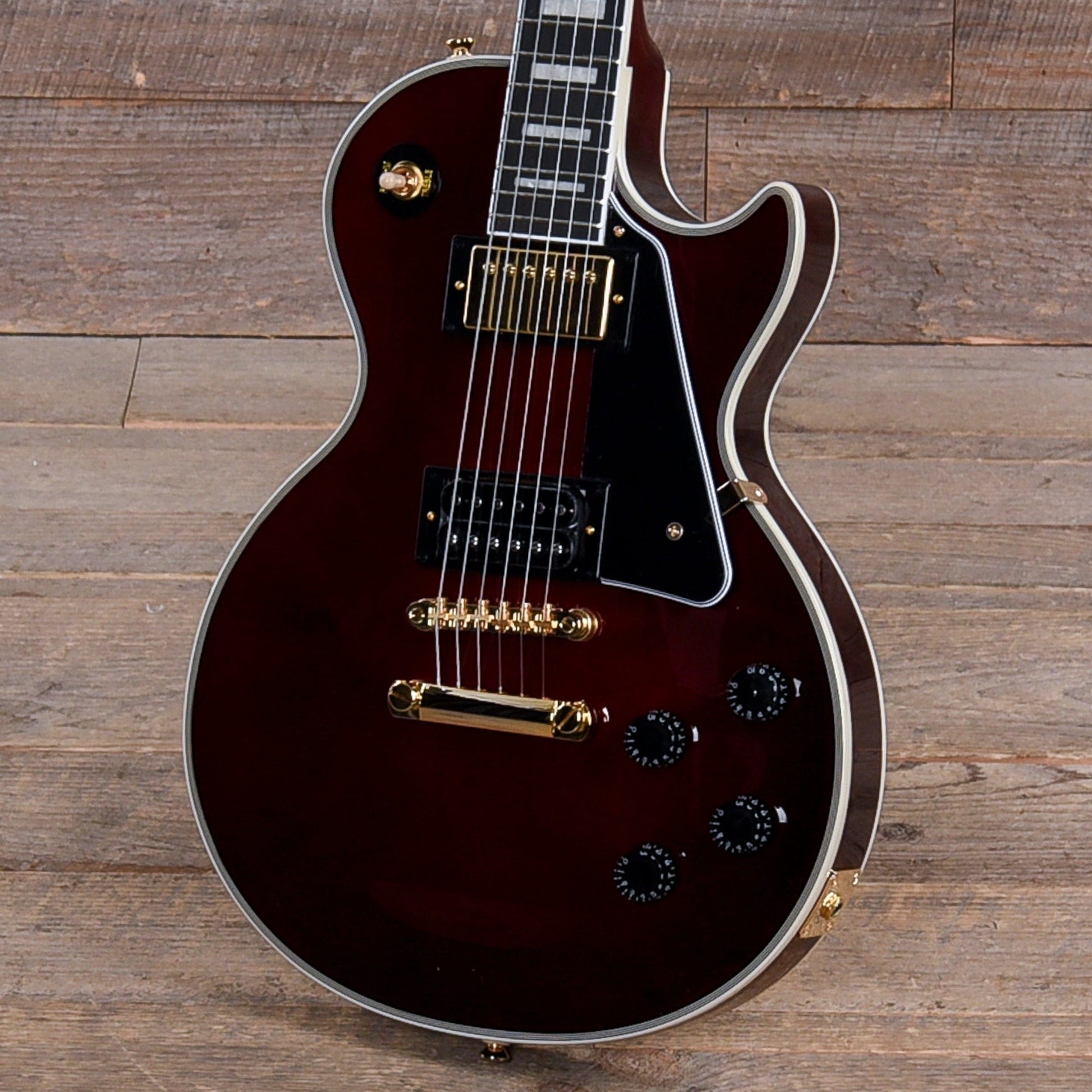 Epiphone Jerry Cantrell Signature "Wino" Les Paul Custom Wine Red Electric Guitars / Solid Body