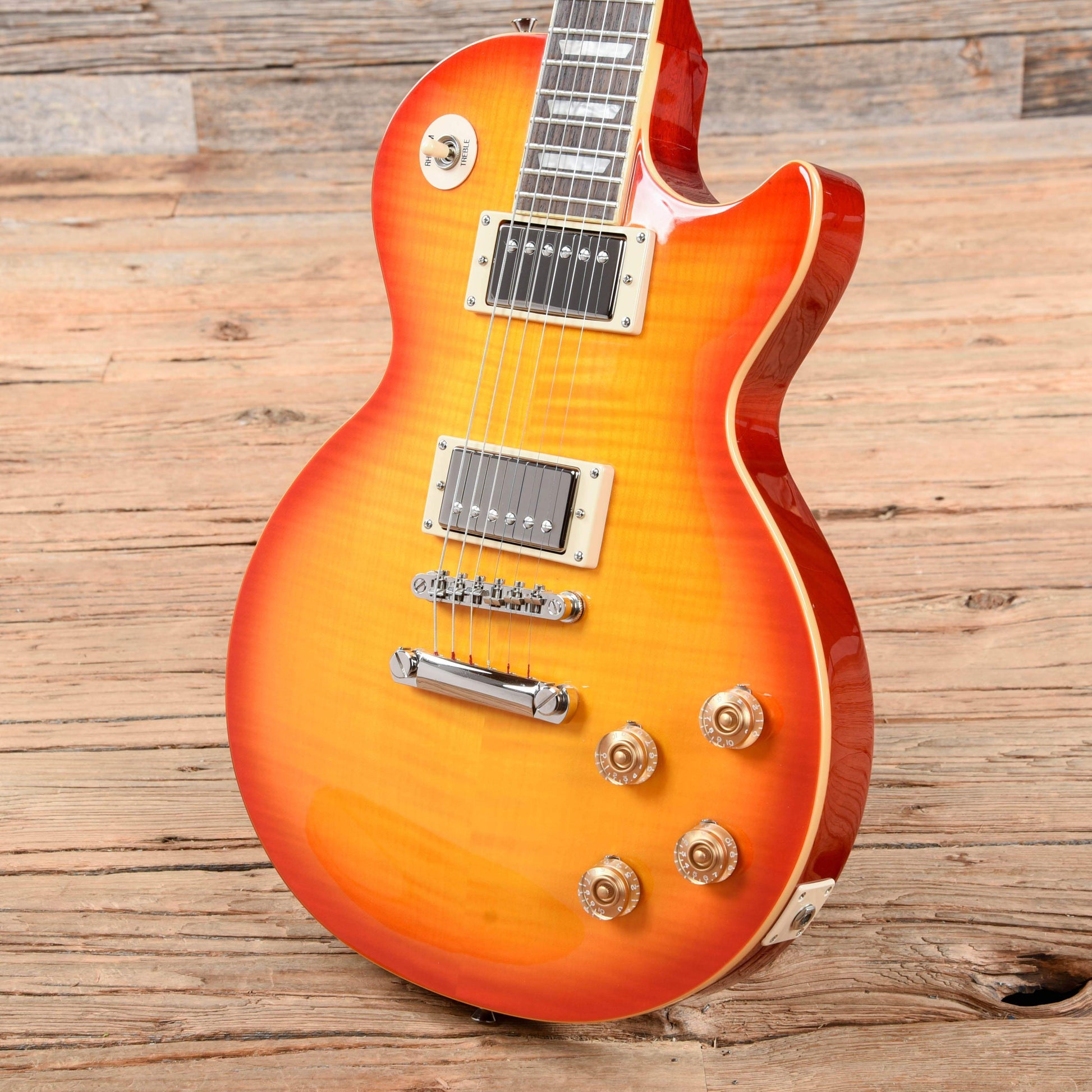 Epiphone Les Paul 1960 Tribute Plus Faded Cherry Sunburst 2015 Electric Guitars / Solid Body