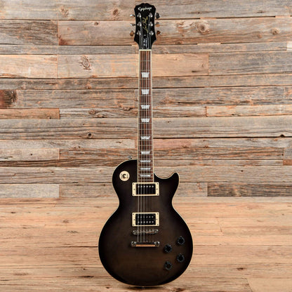 Epiphone Les Paul 1960 Tribute Plus Transparent Black 2012 Electric Guitars / Solid Body