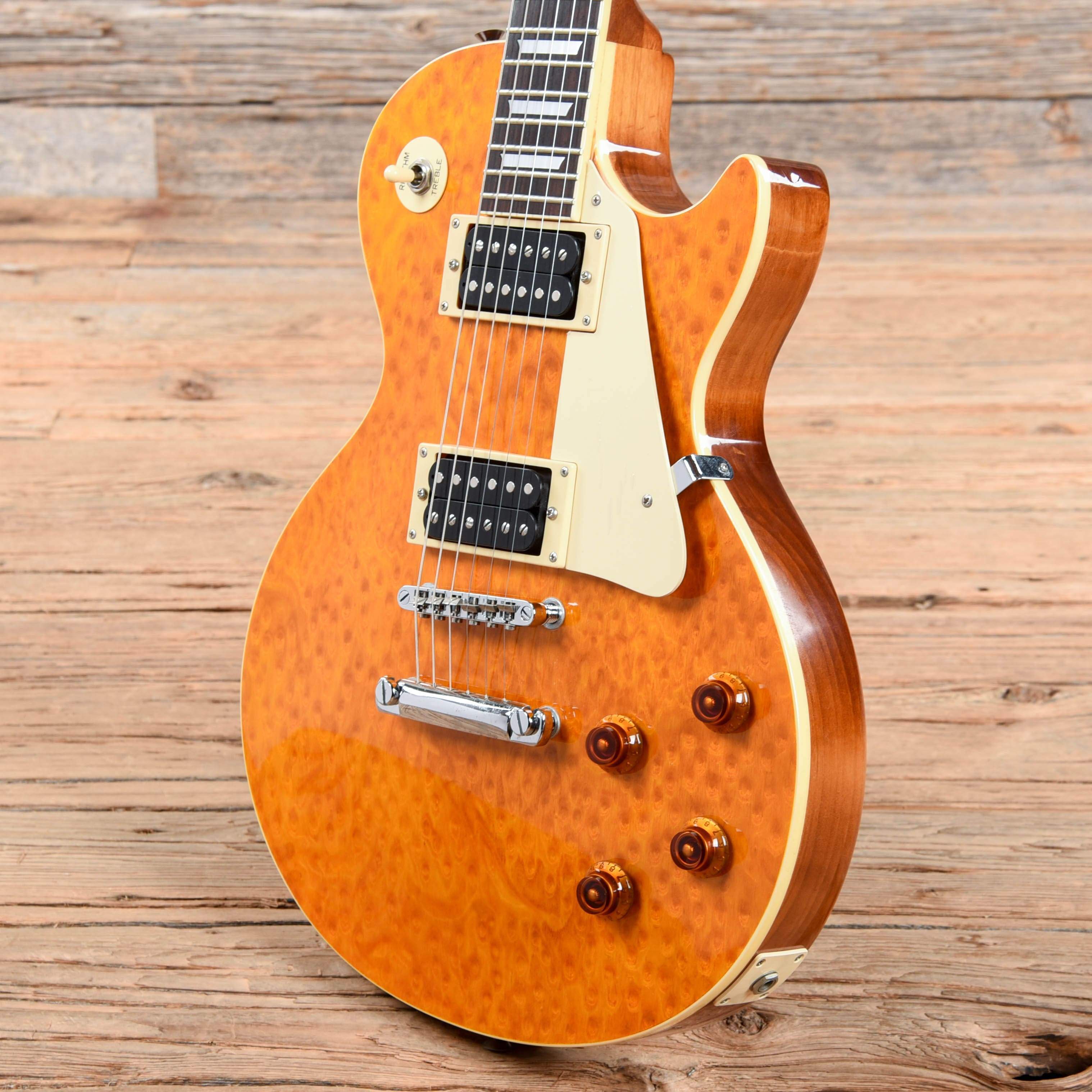 Epiphone Les Paul Classic Birdseye Amber 1994 Electric Guitars / Solid Body