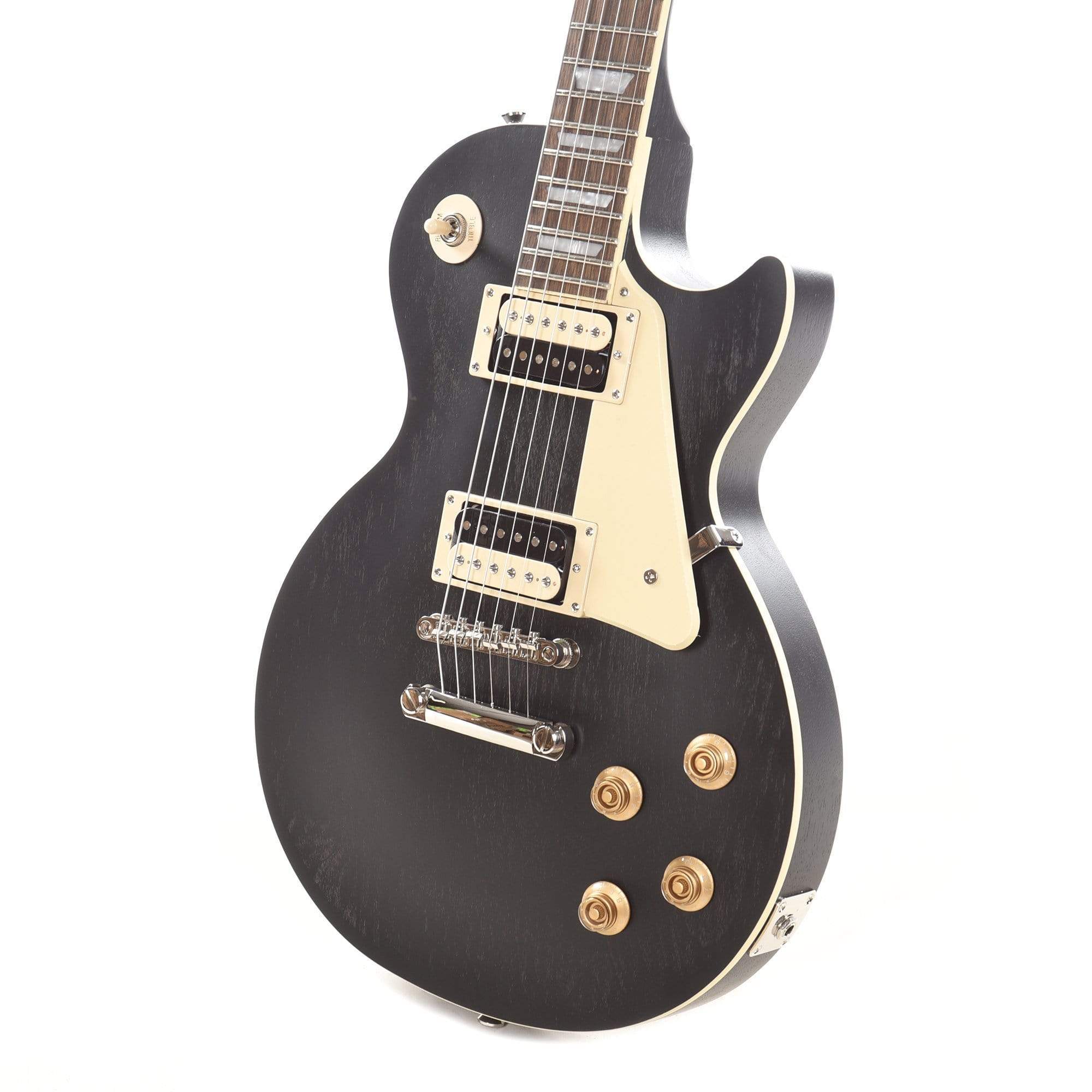 Epiphone Les Paul Classic Worn Worn Ebony Electric Guitars / Solid Body