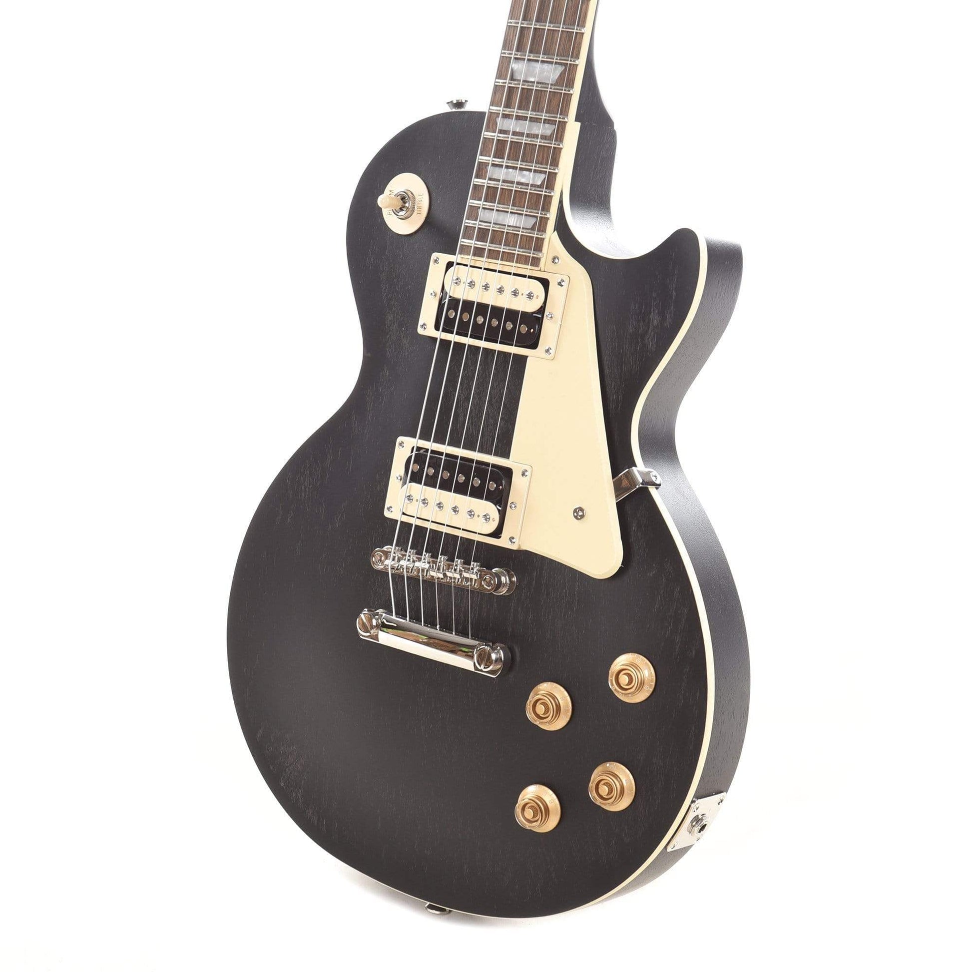 Epiphone Les Paul Classic Worn Worn Ebony Electric Guitars / Solid Body