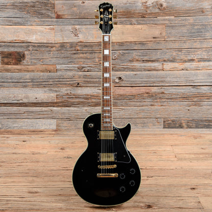 Epiphone Les Paul Custom Black 2002 Electric Guitars / Solid Body