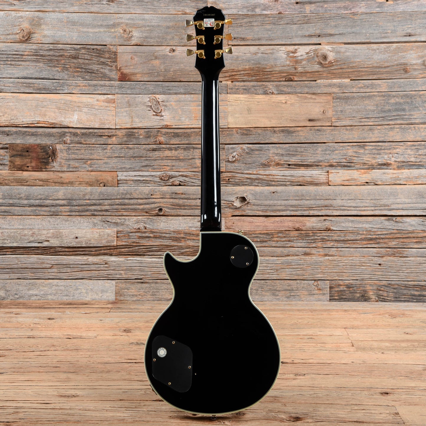Epiphone Les Paul Custom Black 2002 Electric Guitars / Solid Body