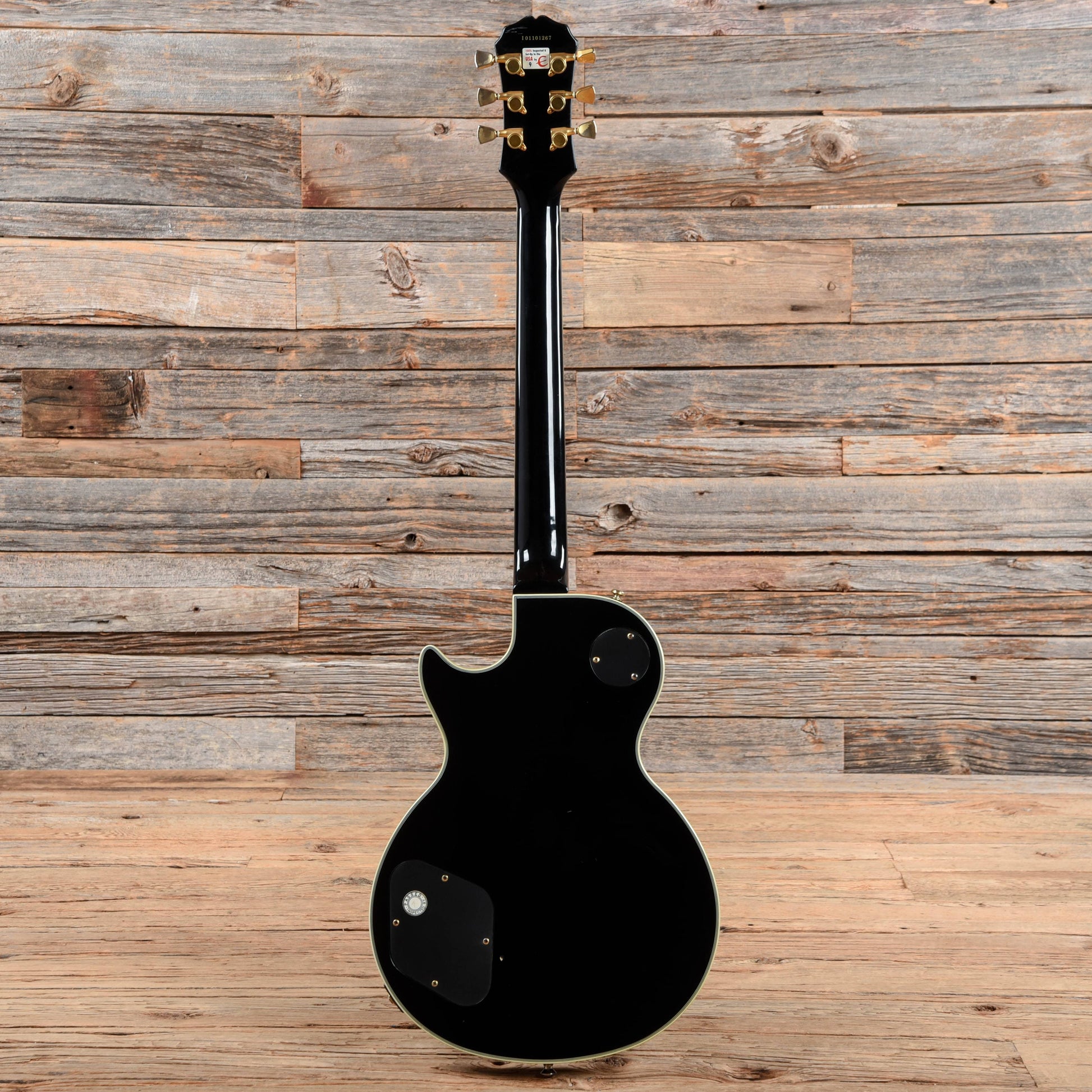 Epiphone Les Paul Custom Black 2002 Electric Guitars / Solid Body