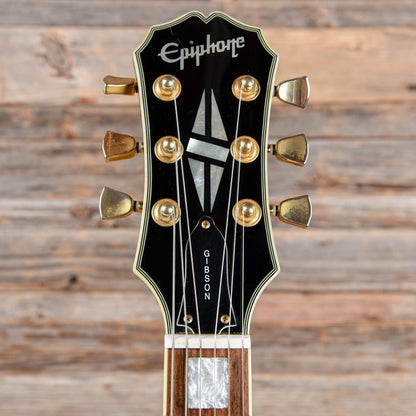 Epiphone Les Paul Custom Black 2002 Electric Guitars / Solid Body